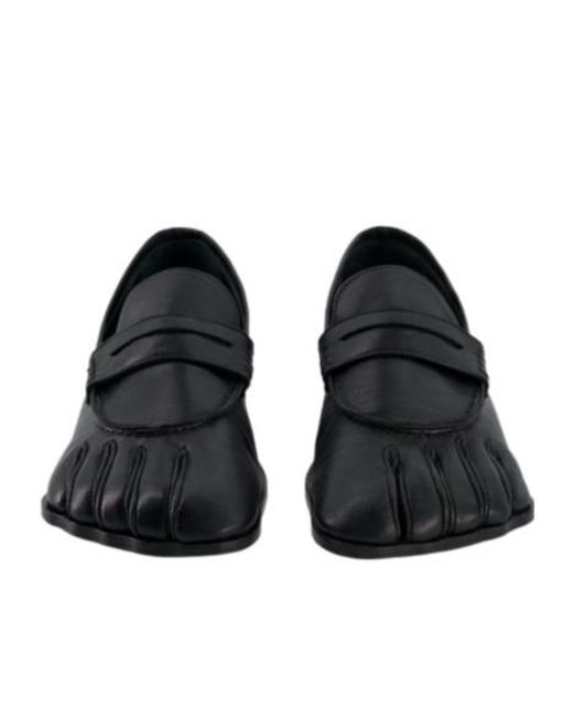 Coperni Black 5T Mocassin Flats