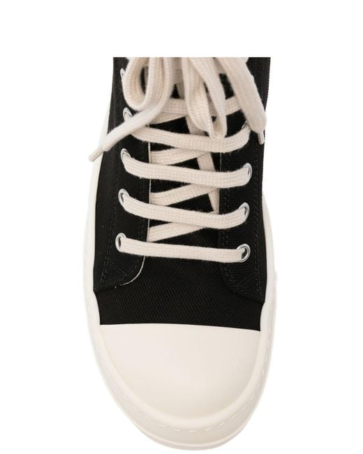 Rick Owens Black Tower Sneakers
