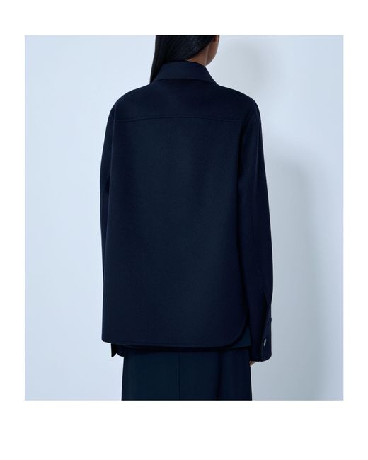 Jil Sander Blue Buttoned Jacket