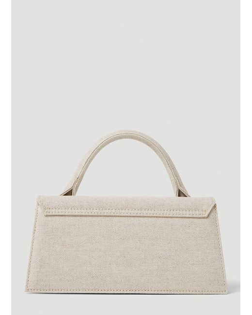 Jacquemus Natural Le Chiquito Long Signature Handbag