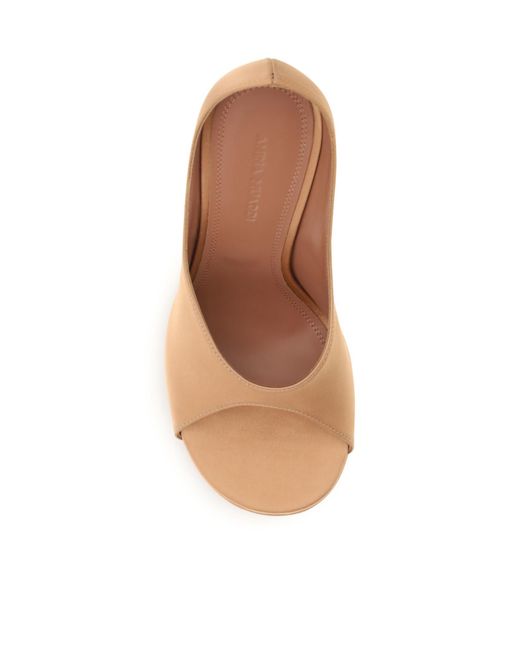 AMINA MUADDI Natural Anok Platform155 Heeled Pumps