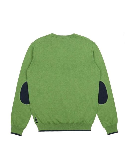 Armani Jeans Green V-Neck Pullover for men