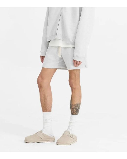 Represent White Initial Sweatshorts for men