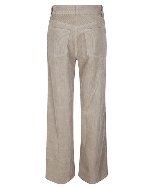 A.P.C. Gray Casual Trousers With Belt Loops