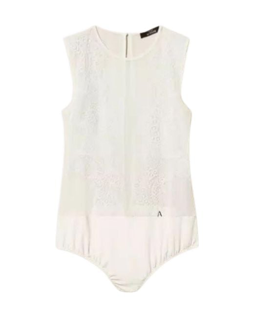 Twinset White Lace Top