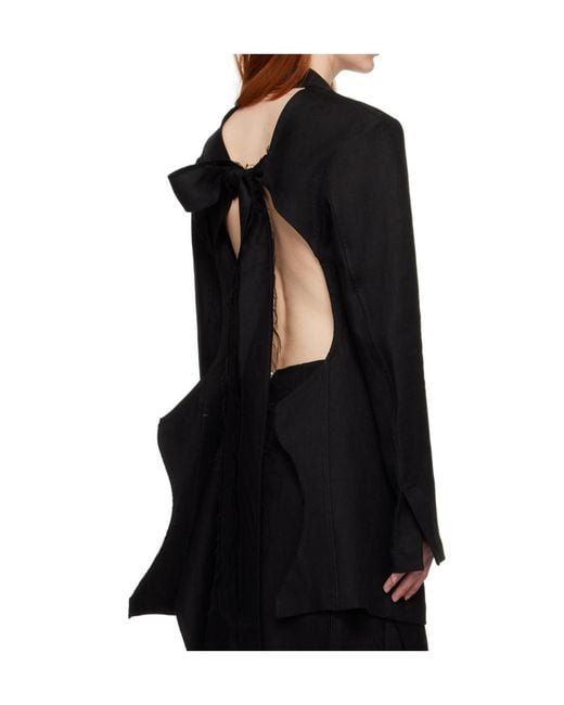 Niccolò Pasqualetti Black Vuoto Blazer