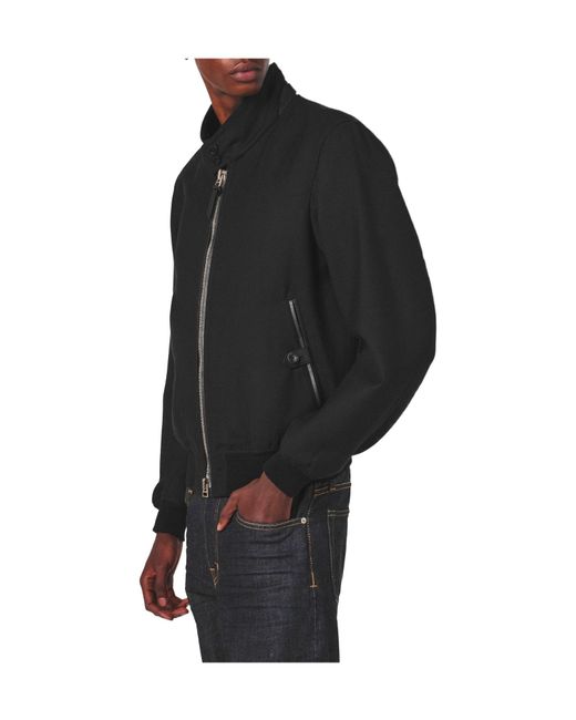Tom Ford Black Harrington Jacket for men
