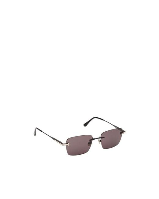 Tom Ford Multicolor Eyewear Rectangle-Frame Rimless Sunglasses for men