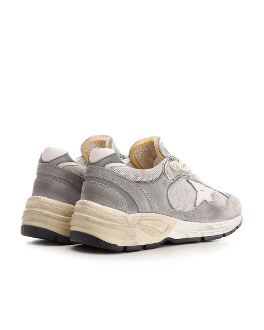 Golden Goose Deluxe Brand White Dad-Star Lace-Up Sneakers