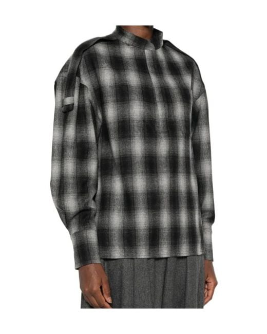 IRO Black Plaid Shirt