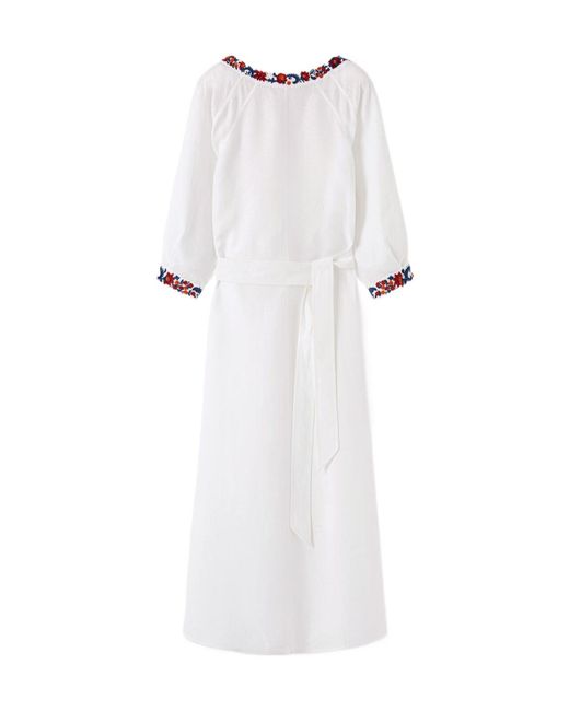 Loro Piana White Mina Dress
