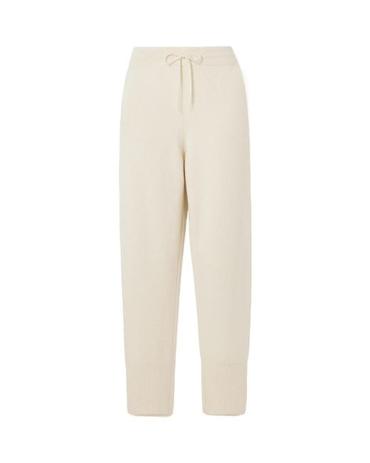 Totême  Natural Drawstring Sweatpants