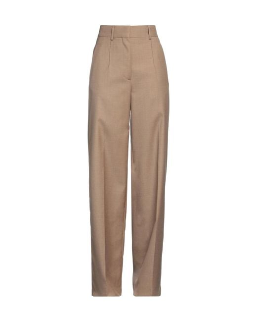 Burberry Natural Casual Trousers