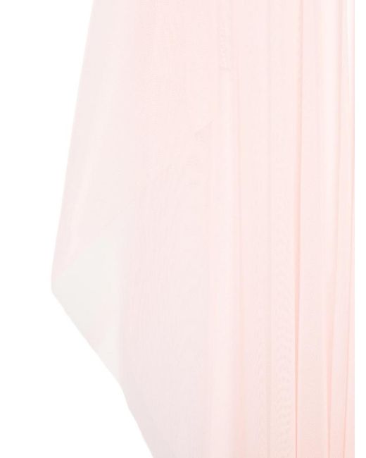 Norma Kamali Pink Draped Scarf