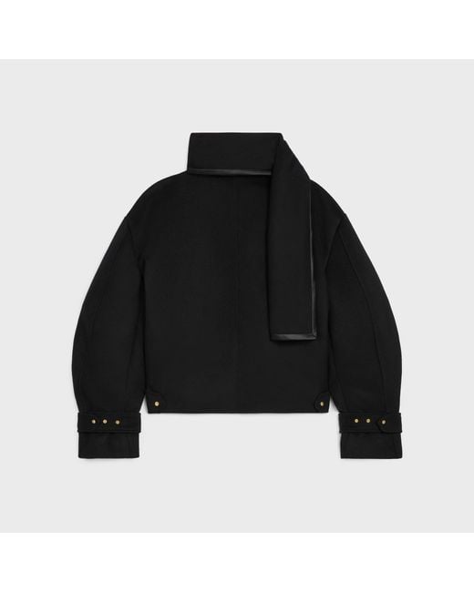 Céline Black Scarf Jacket