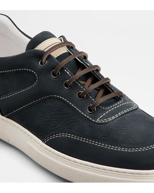 Tod's Black Round-Toe Sneakers for men