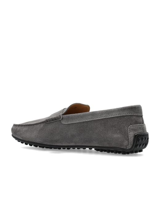 Tod's Gray City Gomino Loafers for men