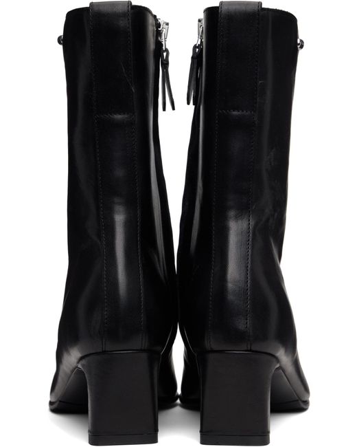 Our Legacy Black Karasu Square-Toe Pumps