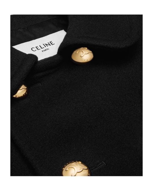 Céline Black Victorine Coat