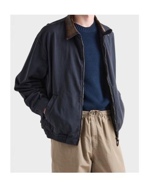 Prada Blue Logo Embroidered Knitted Sweater for men