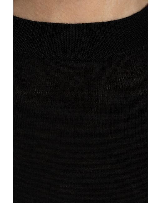 DSquared² Black D2 Upside-Down Pullover