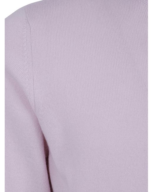 Gran Sasso Purple Crew Neck Sweater for men
