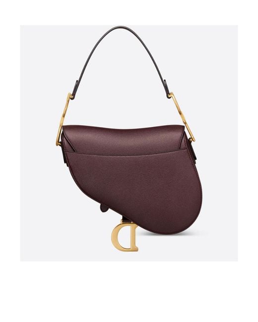 Dior Black Saddle Bag With Strap