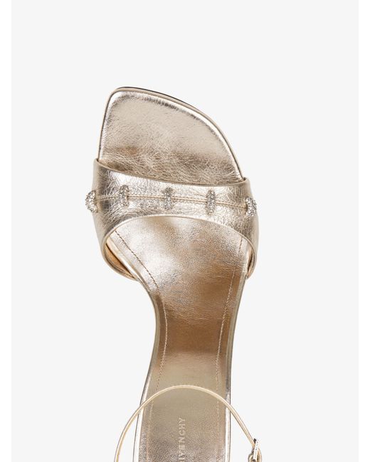 Givenchy White Stitch Sandals