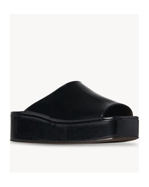The Row Black Emi Platform Sandals