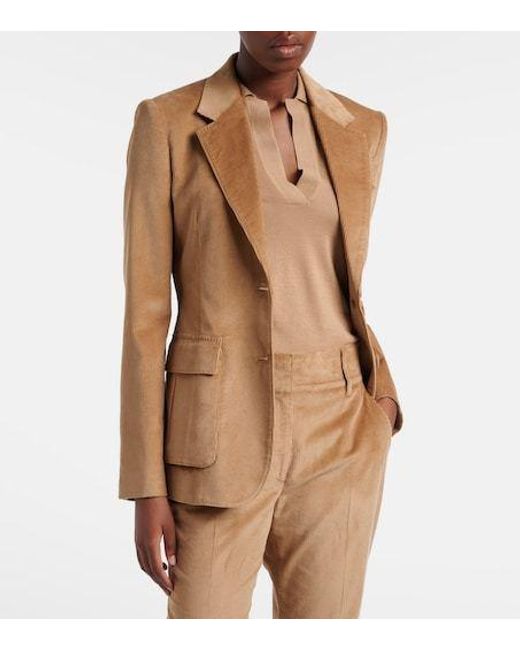 Gabriela Hearst Natural Casius Cashmere And Silk Polo Shirt