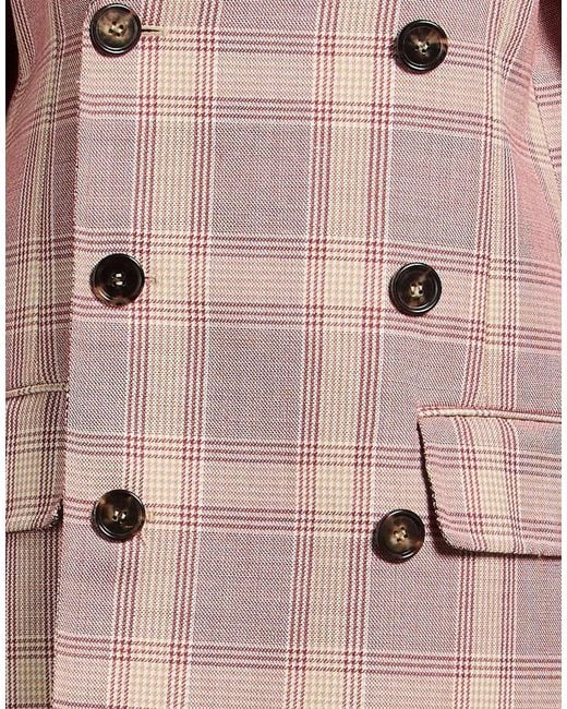 Marni Pink Plaid Long Coat