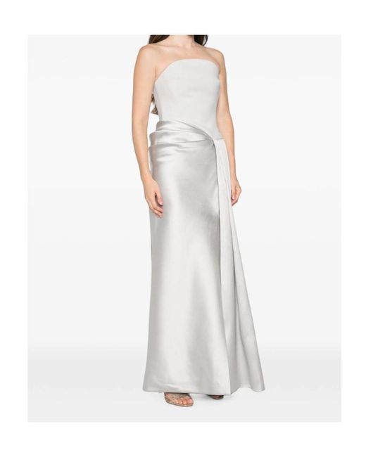 Solace London White Off-The-Shoulder Dress