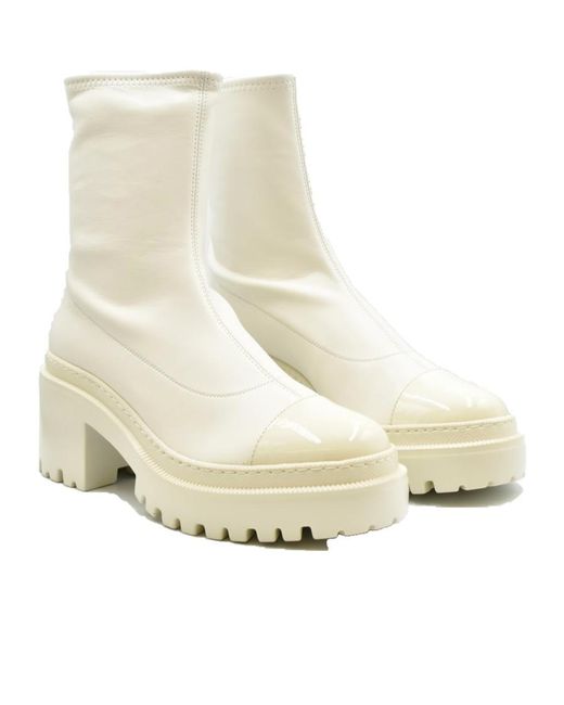 Giuseppe Zanotti Natural Round-Head Short Boots