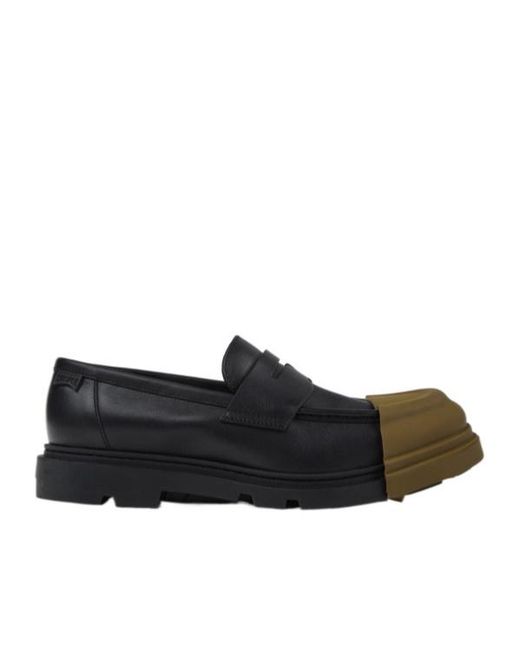 Camper Men's Black Junction Rubber-Toe Loafers