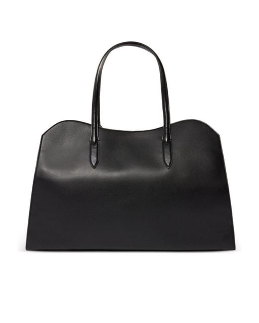 Stella McCartney Black Ryder Embossed Weekender Bag