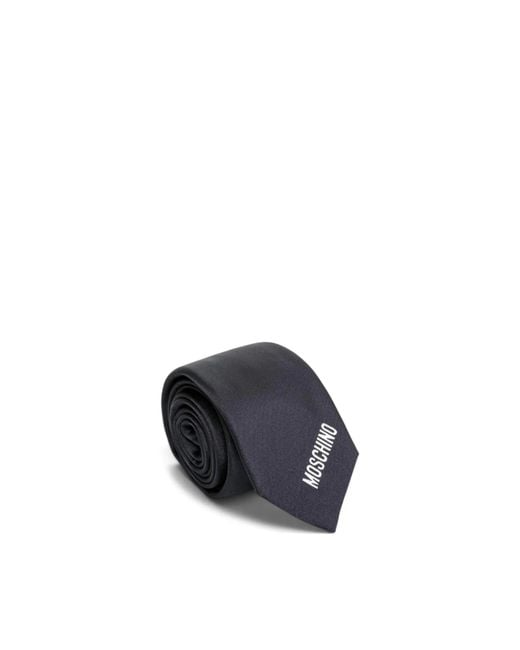 Moschino Blue Pointed Tie for men