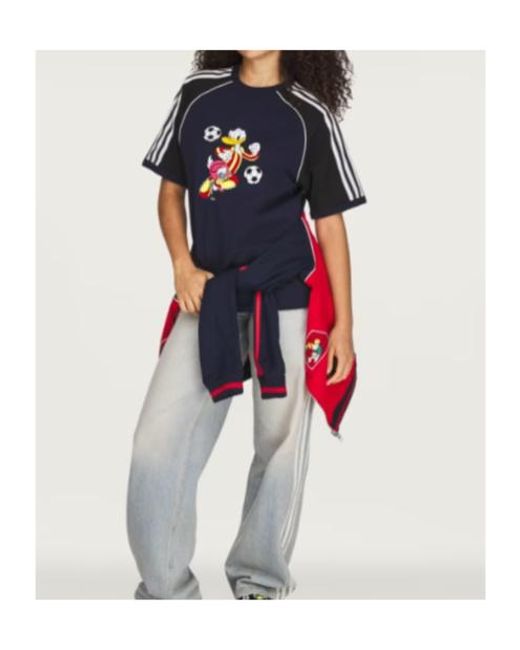 Adidas Blue X Disney Short-Sleeved T-Shirt for men