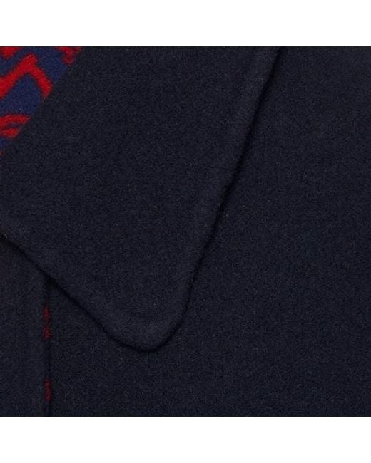 Gucci Blue Reversible Coat