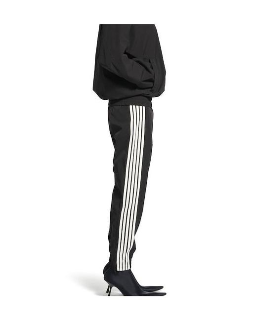 Balenciaga Black Fitted Tracksuit Pants