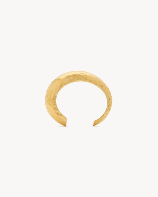 Saint Laurent Metallic Open Bracelet