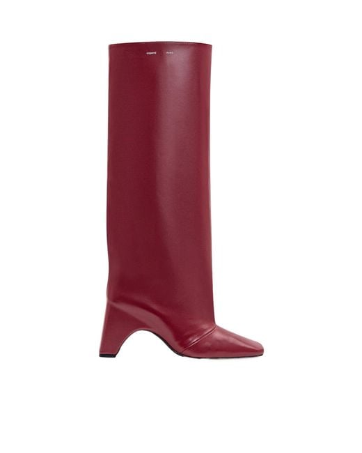 Coperni Red Bridge Knee High Boots