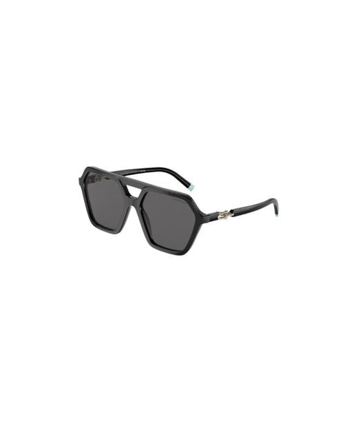 Tiffany & Co Gray Logo Sunglasses