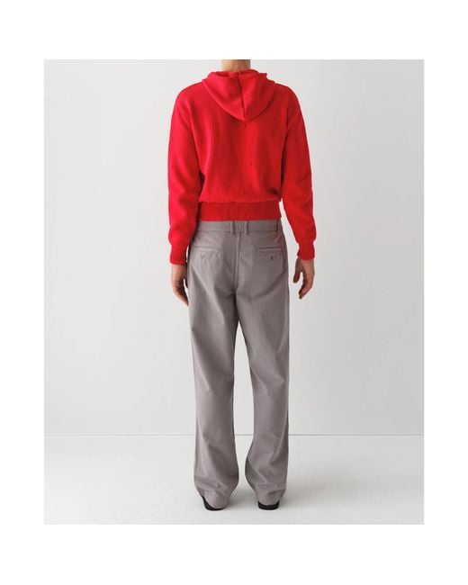 GIMAGUAS Red 69 Front-Zip Hoodie for men