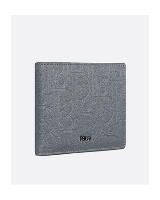 Dior Gray Card Holder for men