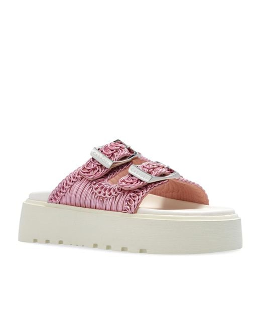 Casadei Pink Birky Ale Slides