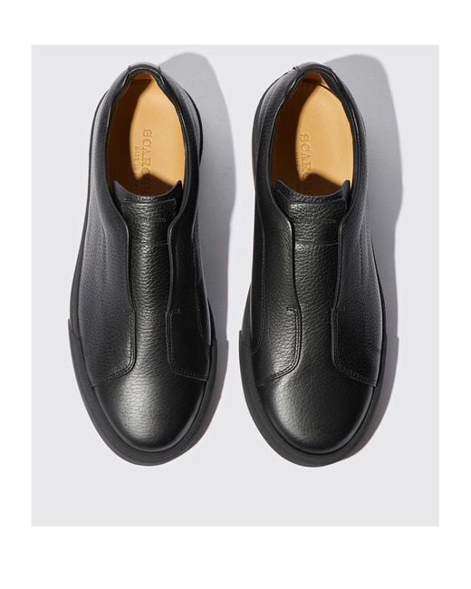 Scarosso Black Luca Lace-Up Sneakers for men