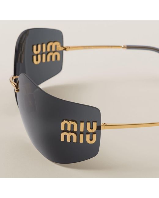 Miu Miu White Aube Sunglasses
