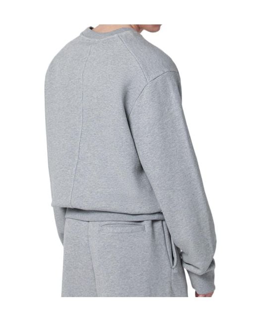 Entire studios Gray Crew Neck Sweatshirt for men