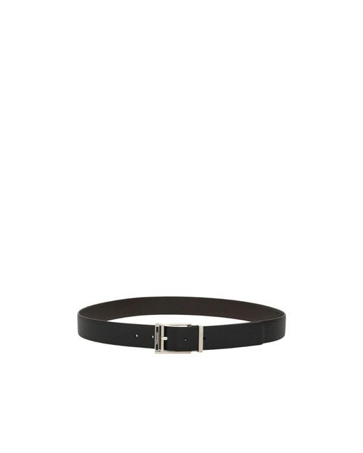 Ferragamo White Double-Sided Adjustable Belt for men