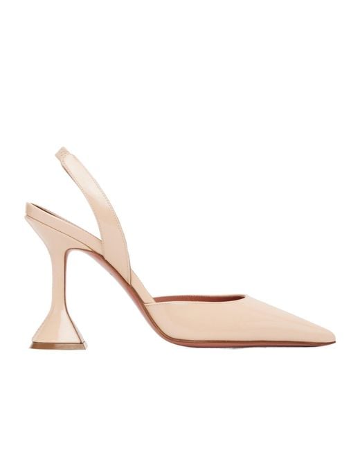 AMINA MUADDI Pink Holli Sling 95 Pointed-Toe High-Heeled Sandals